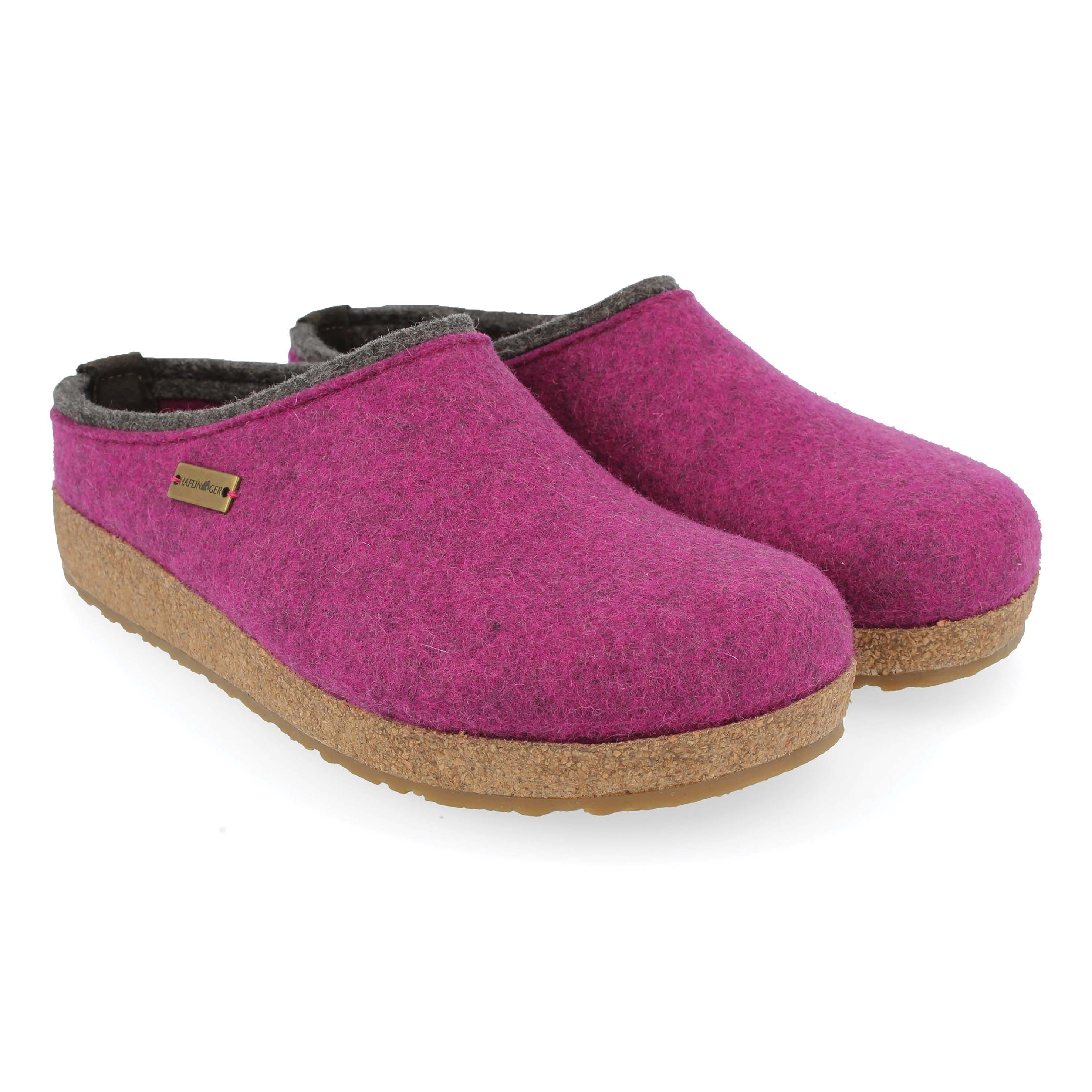 Haflinger Pantoffels dames heren unisex Grizzly Kris 711056, grootte:36, kleur:Grijs Haflinger Pantoffels dames heren unisex Grizzly Kris 711056, grootte:36, kleur:Grijs